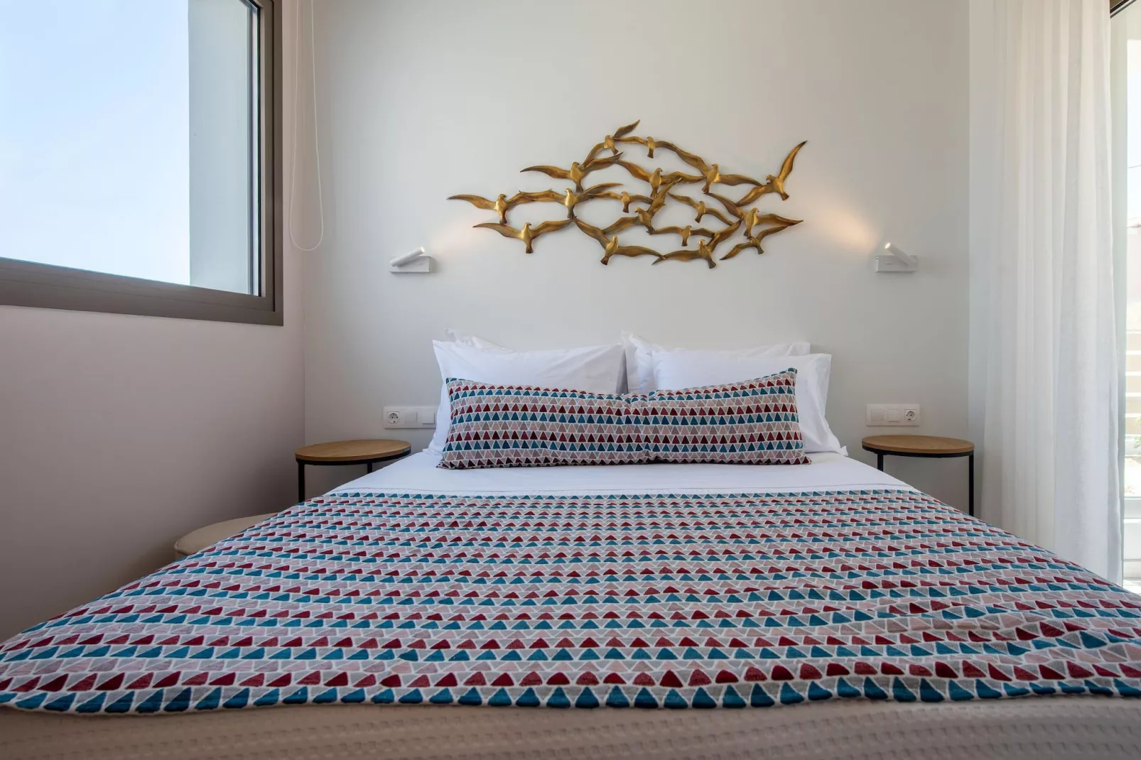 Athel Panoramic view Villas Stavros-Bedroom