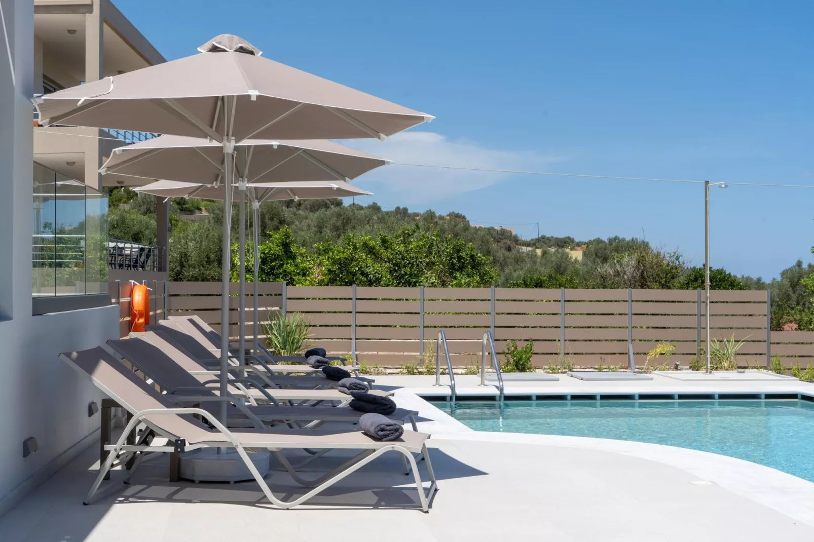 Athel Panoramic view Villas Stavros-Pool