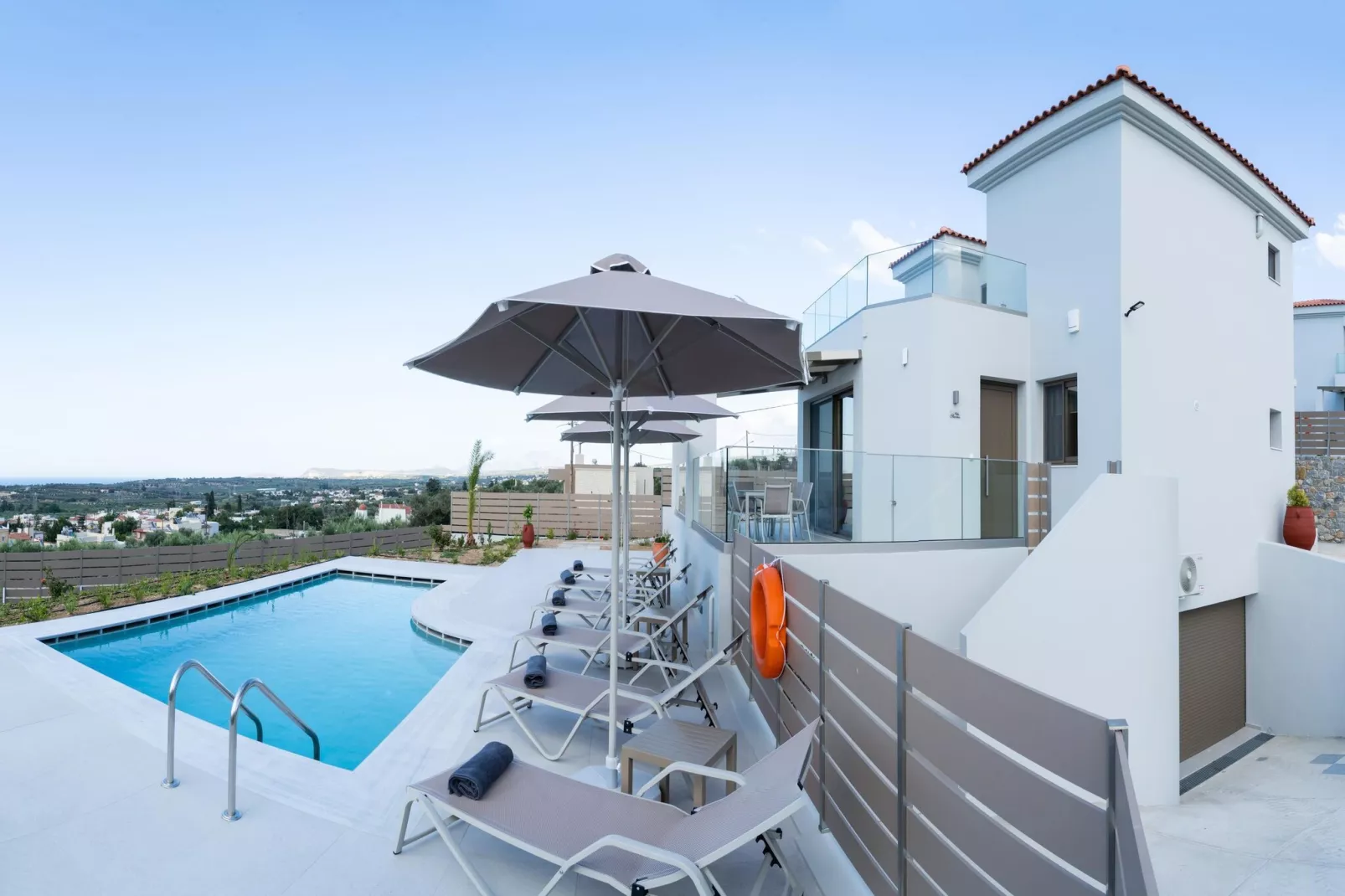 Athel Panoramic view Villas Stavros-Pool