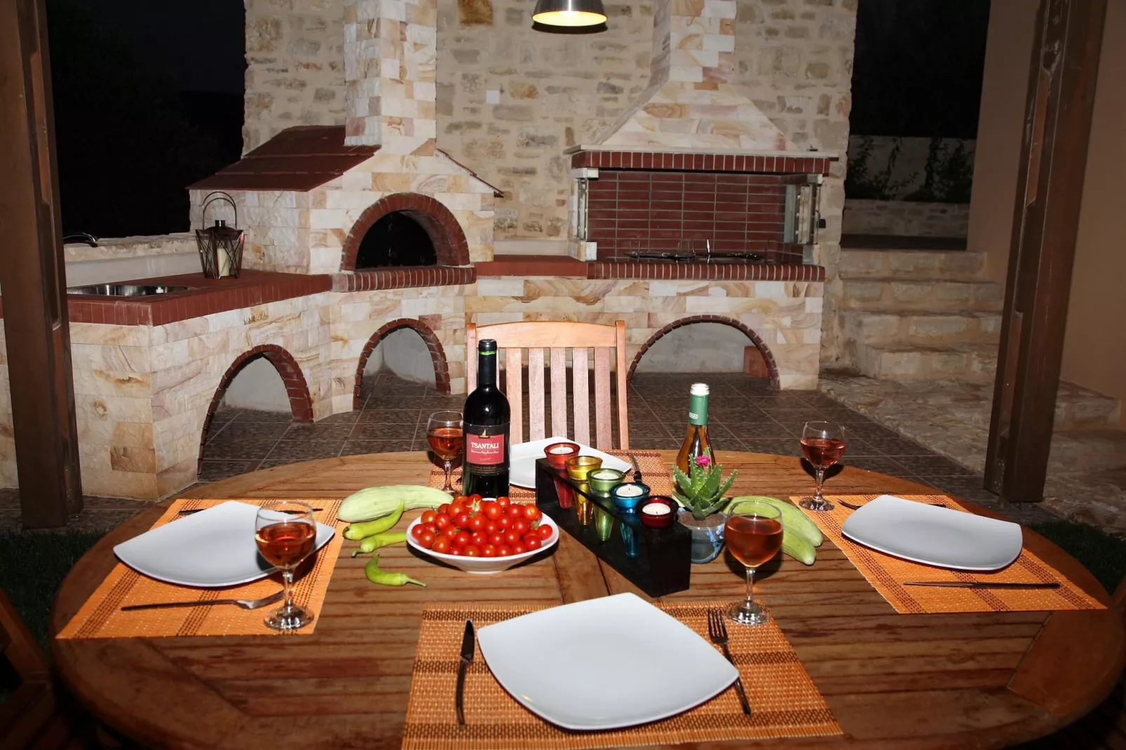 Agnanti Despoina villa with private pool-Dining room