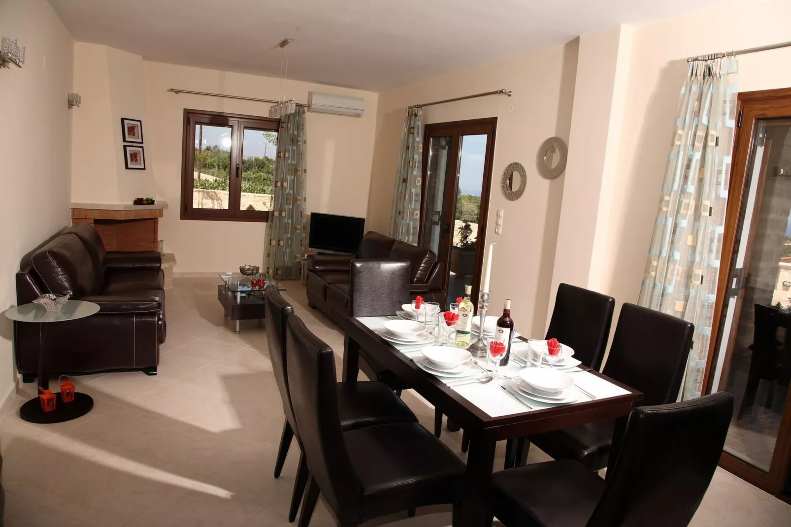 Agnanti Despoina villa with private pool-Dining room