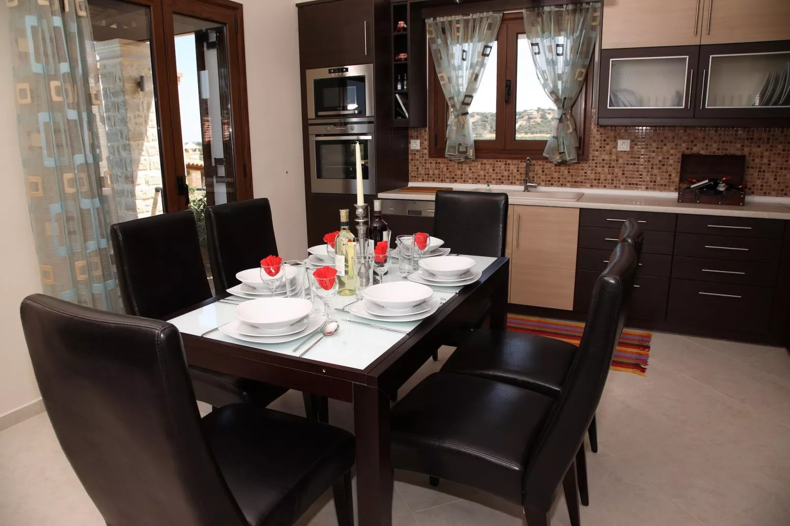 Agnanti Despoina villa with private pool-Dining room