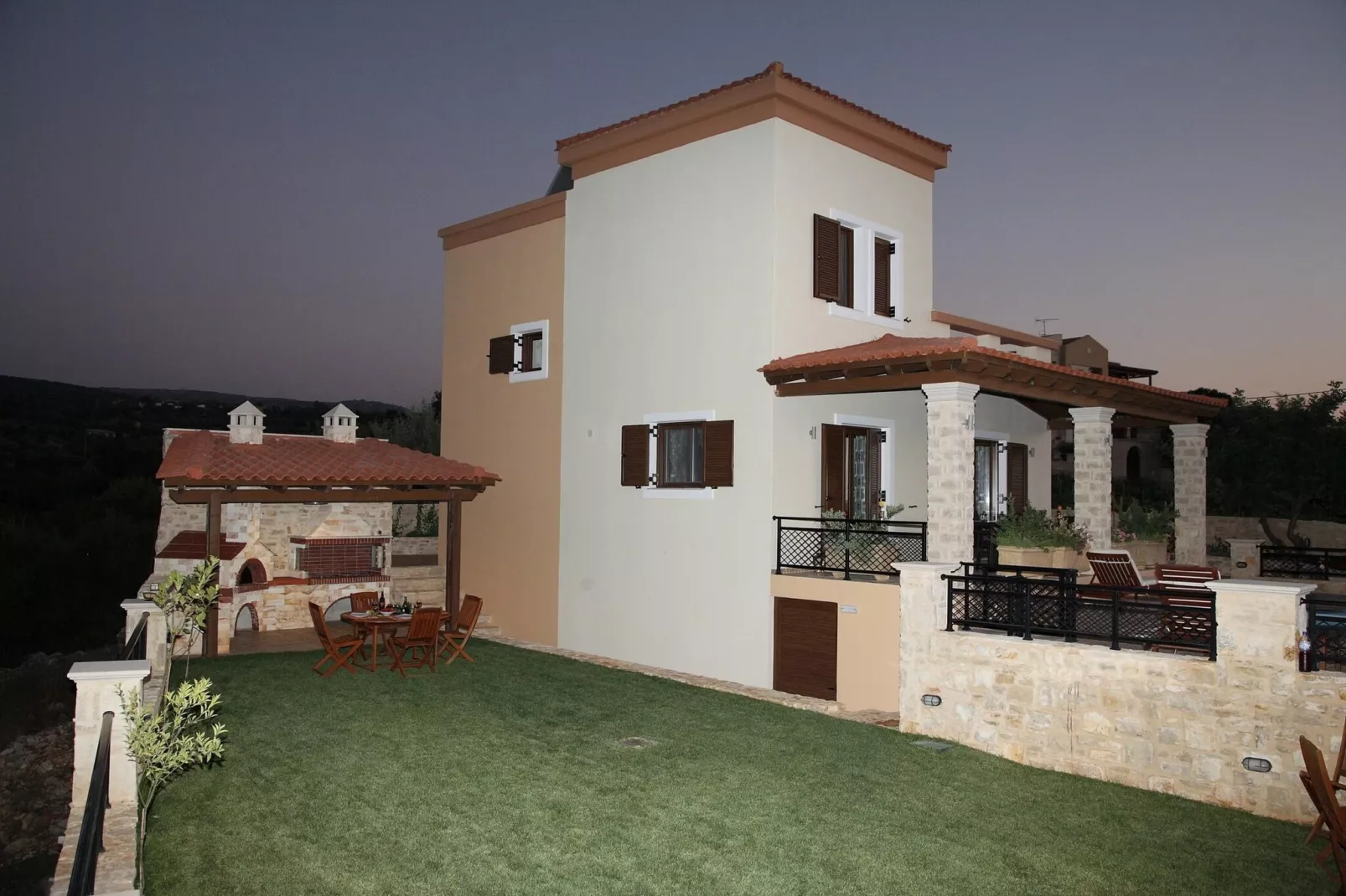 Agnanti Despoina villa with private pool-Terrace balcony