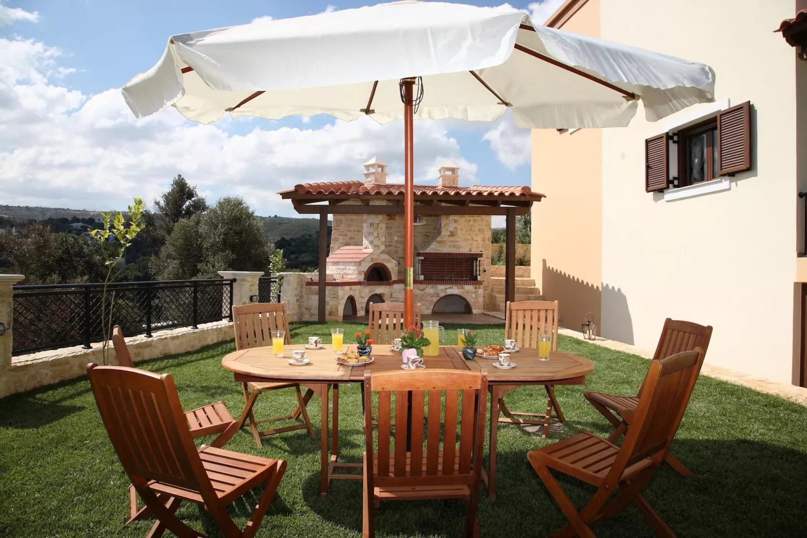 Agnanti Despoina villa with private pool-Terrace balcony
