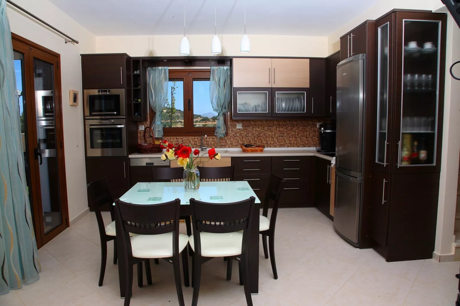 Agnanti Marina villa with private pool-Kitchen