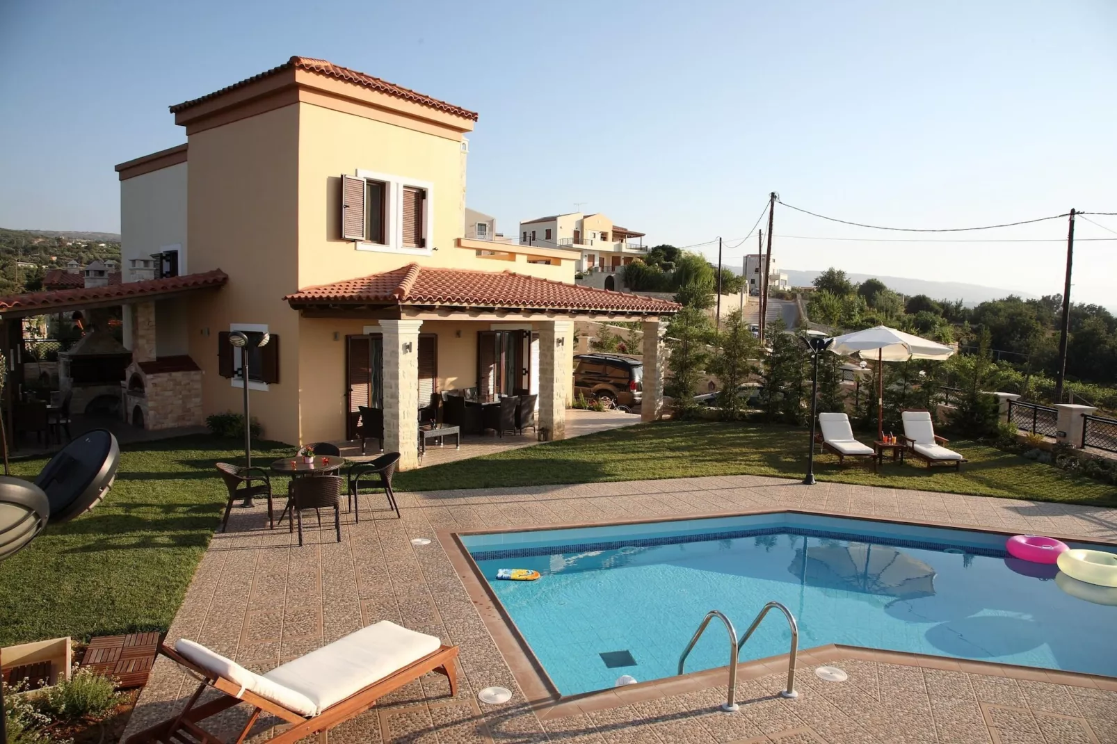 Agnanti Marina villa with private pool-Exterior summer