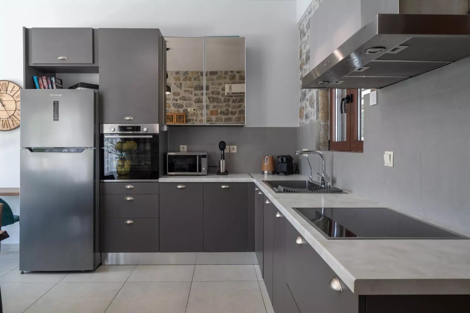 Villa Liatiko with private pool-Kitchen