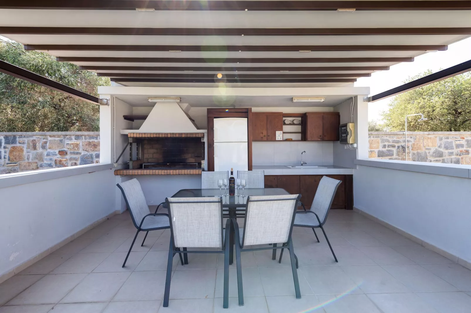 Villa Liatiko with private pool-Terrace balcony