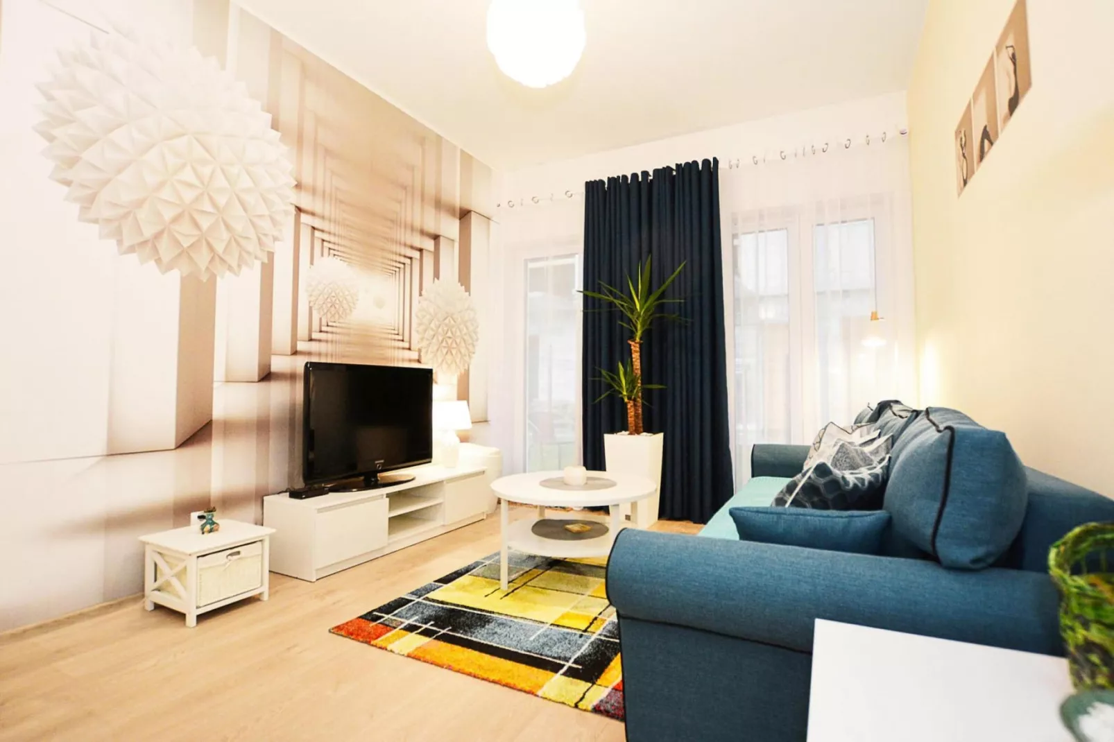 Apartamenty na parterze przy Bałtyckiej w Kołobrzegu-Living room