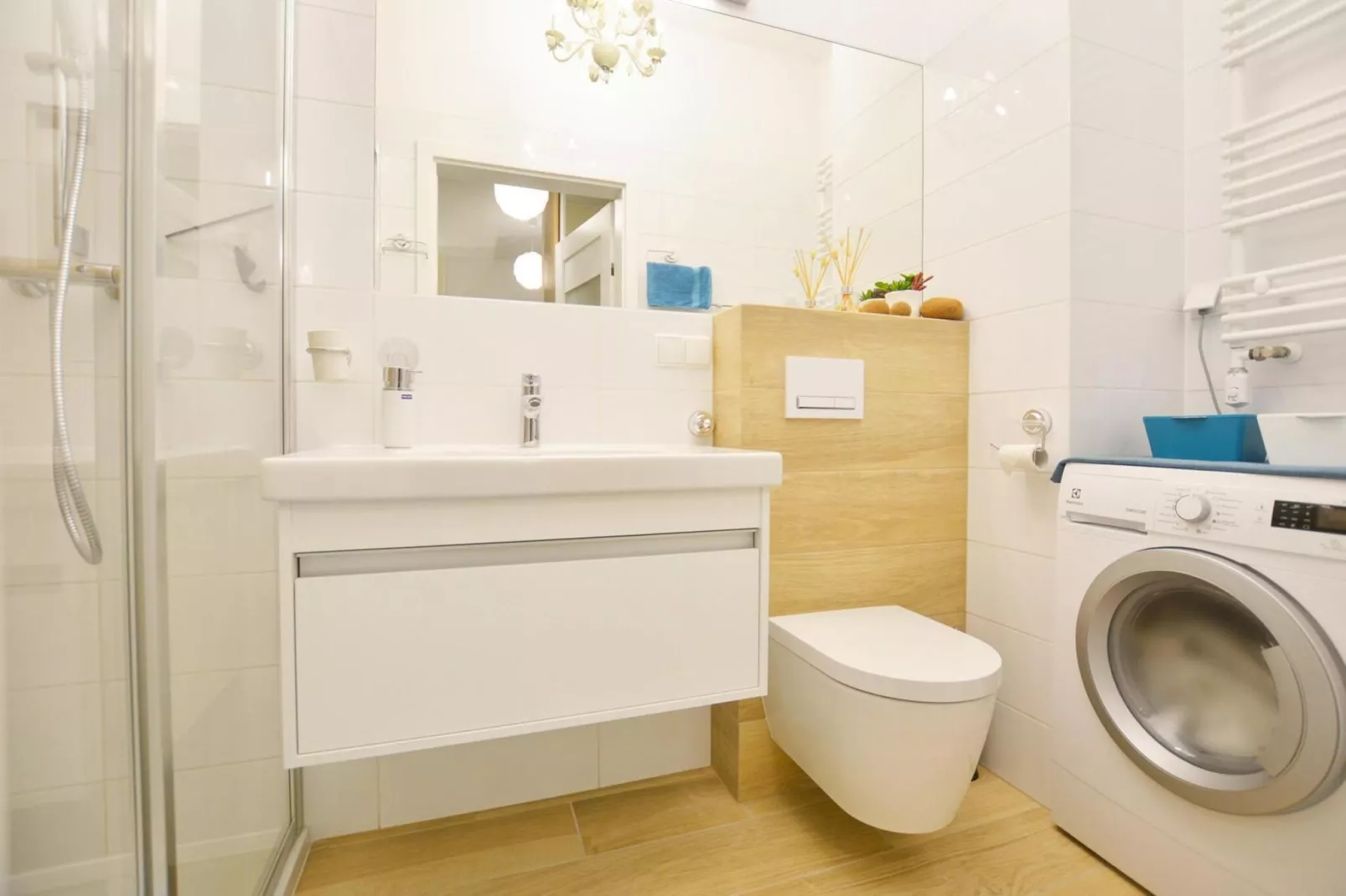 Apartamenty na parterze przy Bałtyckiej w Kołobrzegu-Bathroom