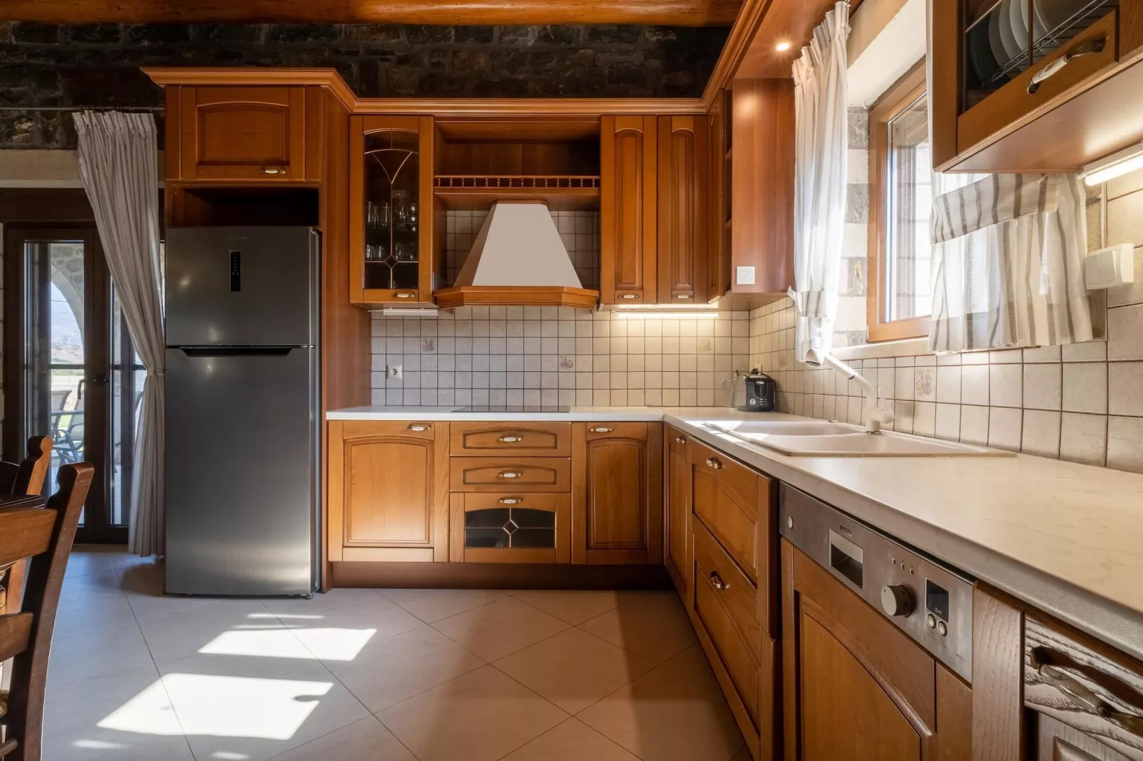 Villa Vilana with private pool-Kitchen