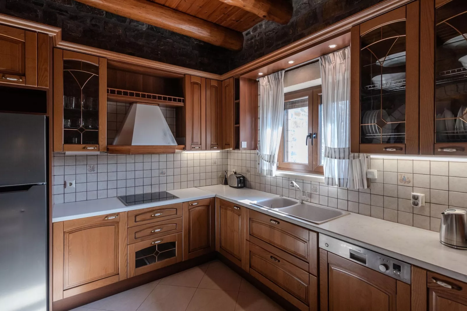Villa Vilana with private pool-Kitchen