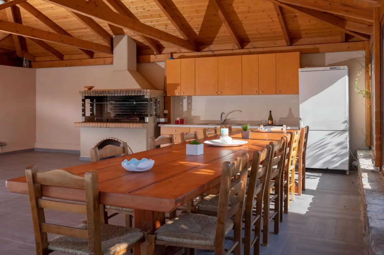 Villa David with private pool-Salle à manger