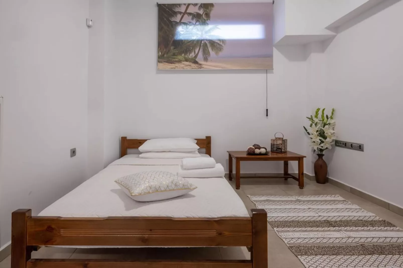 Villa David with private pool-Chambre