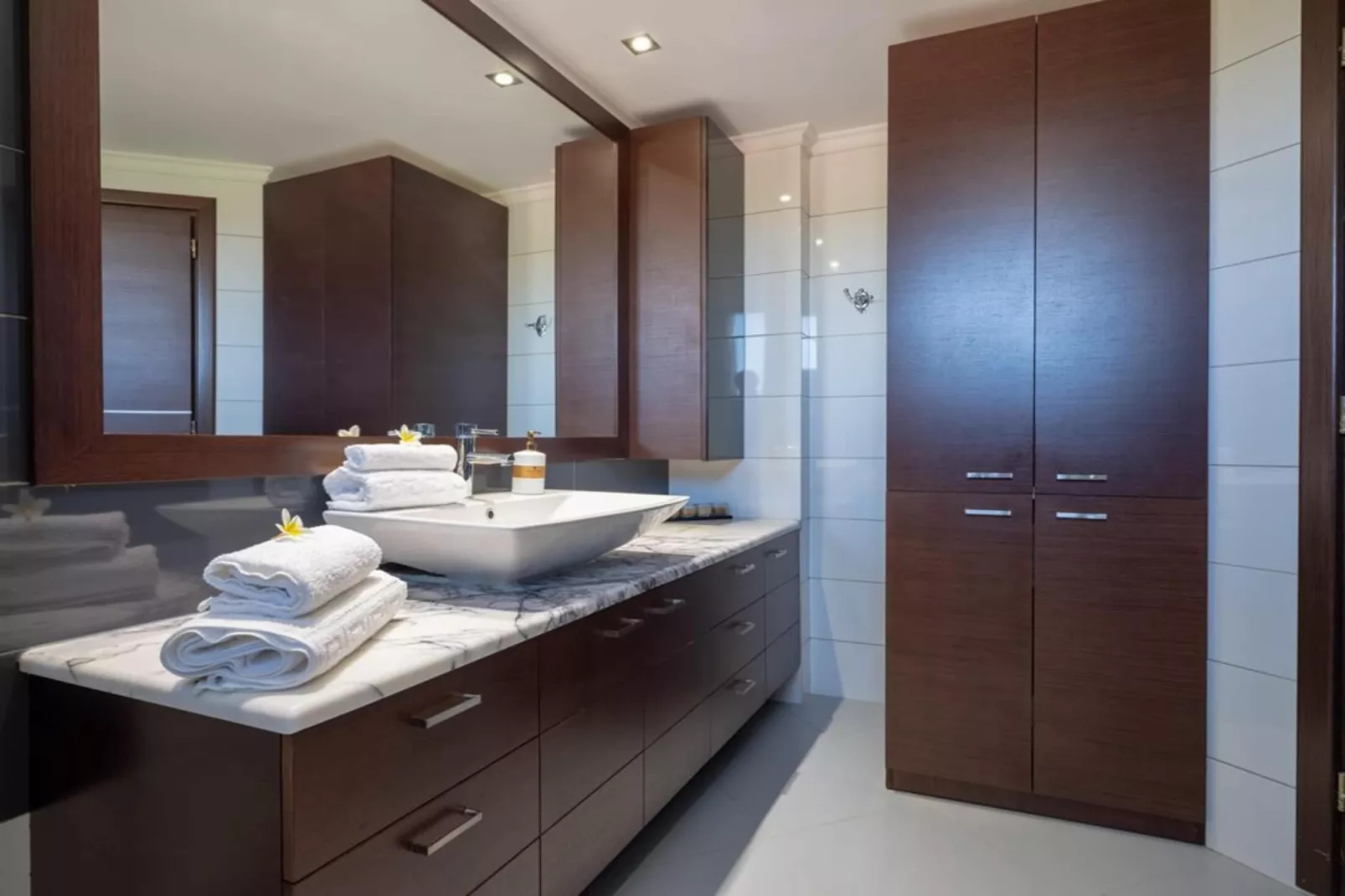 Villa David with private pool-Salle de bain