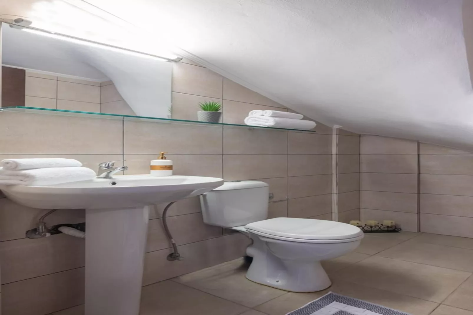 Villa David with private pool-Salle de bain