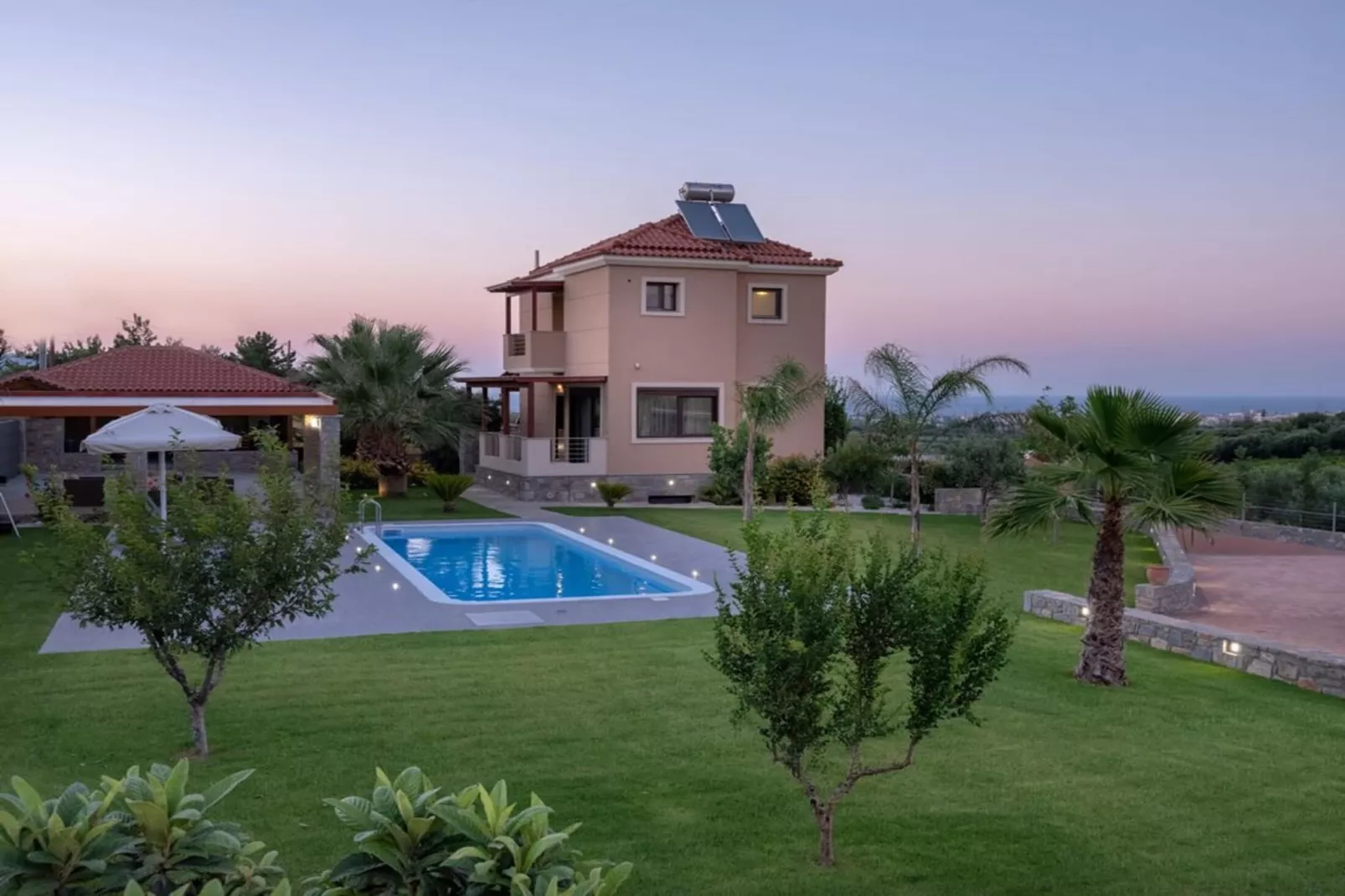 Villa David with private pool-Vue d'été