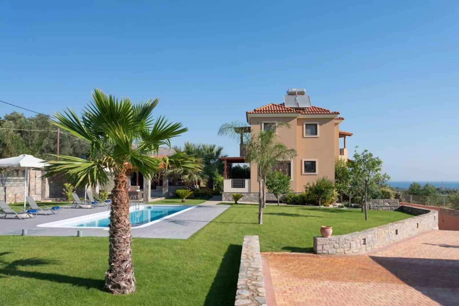 Villa David with private pool-Vue d'été
