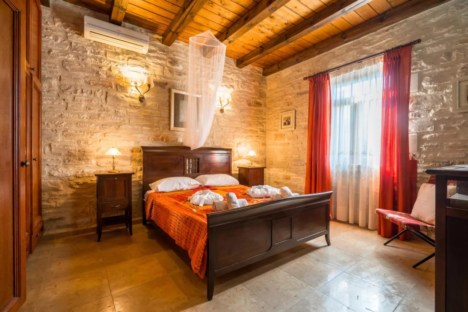 Villa Marcos Chara in Asteri-Bedroom