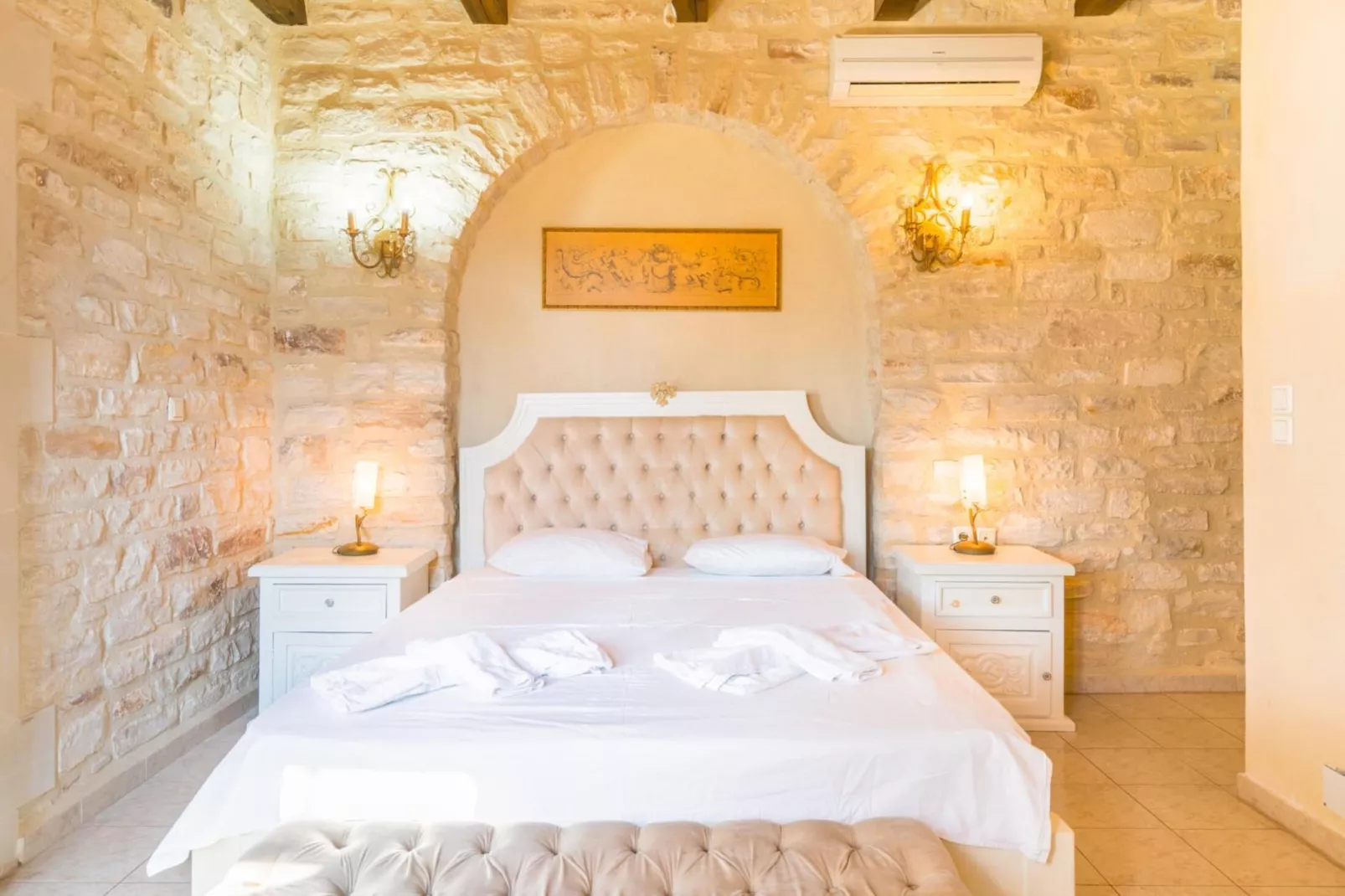 Villa Marcos Chara in Asteri-Bedroom