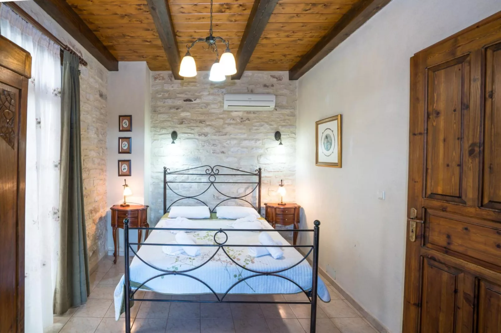 Villa Marcos Chara in Asteri-Bedroom
