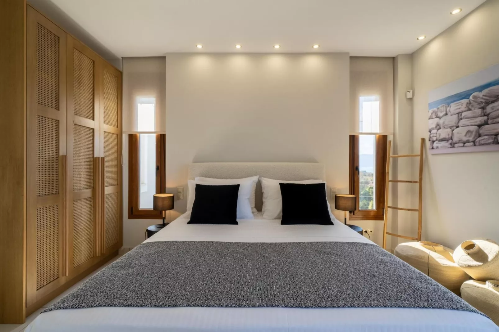 Villa Dimitra with swimming pool-Bedroom