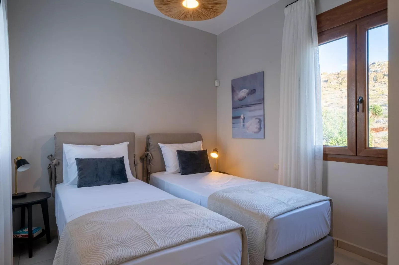 Villa Dimitra with swimming pool-Bedroom