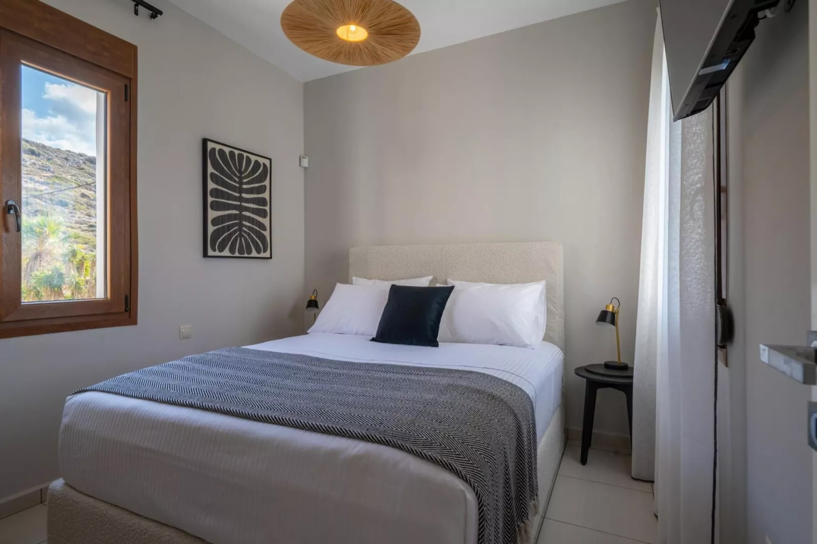 Villa Dimitra with swimming pool-Bedroom