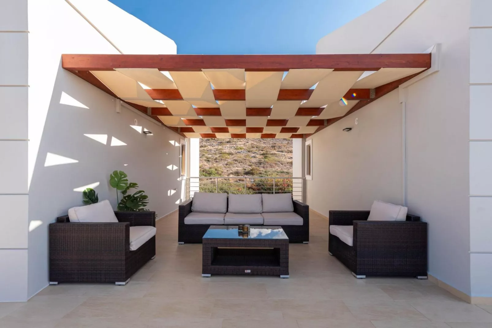 Villa Dimitra with swimming pool-Terrace balcony