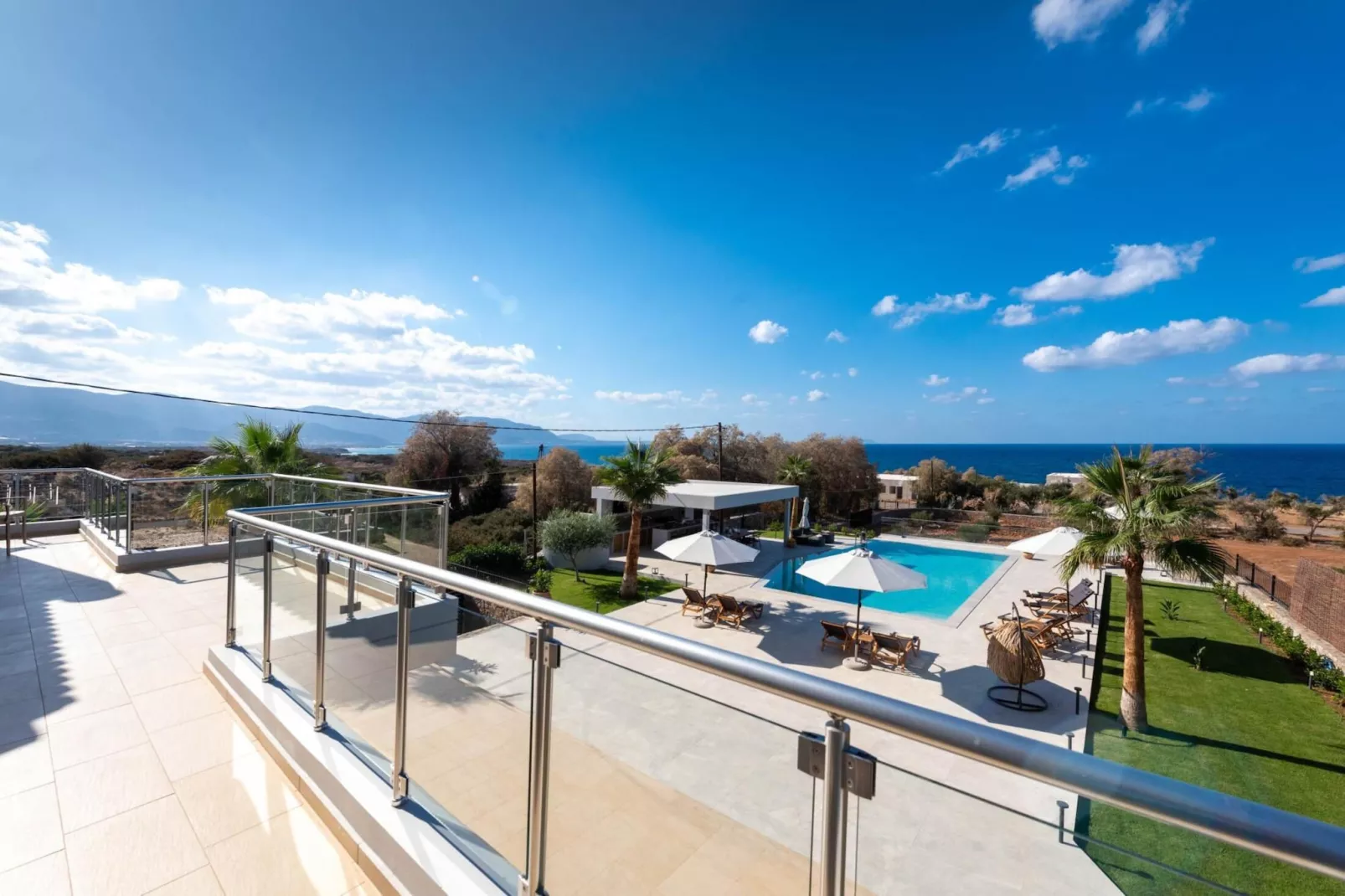 Villa Dimitra with swimming pool-Terrace balcony
