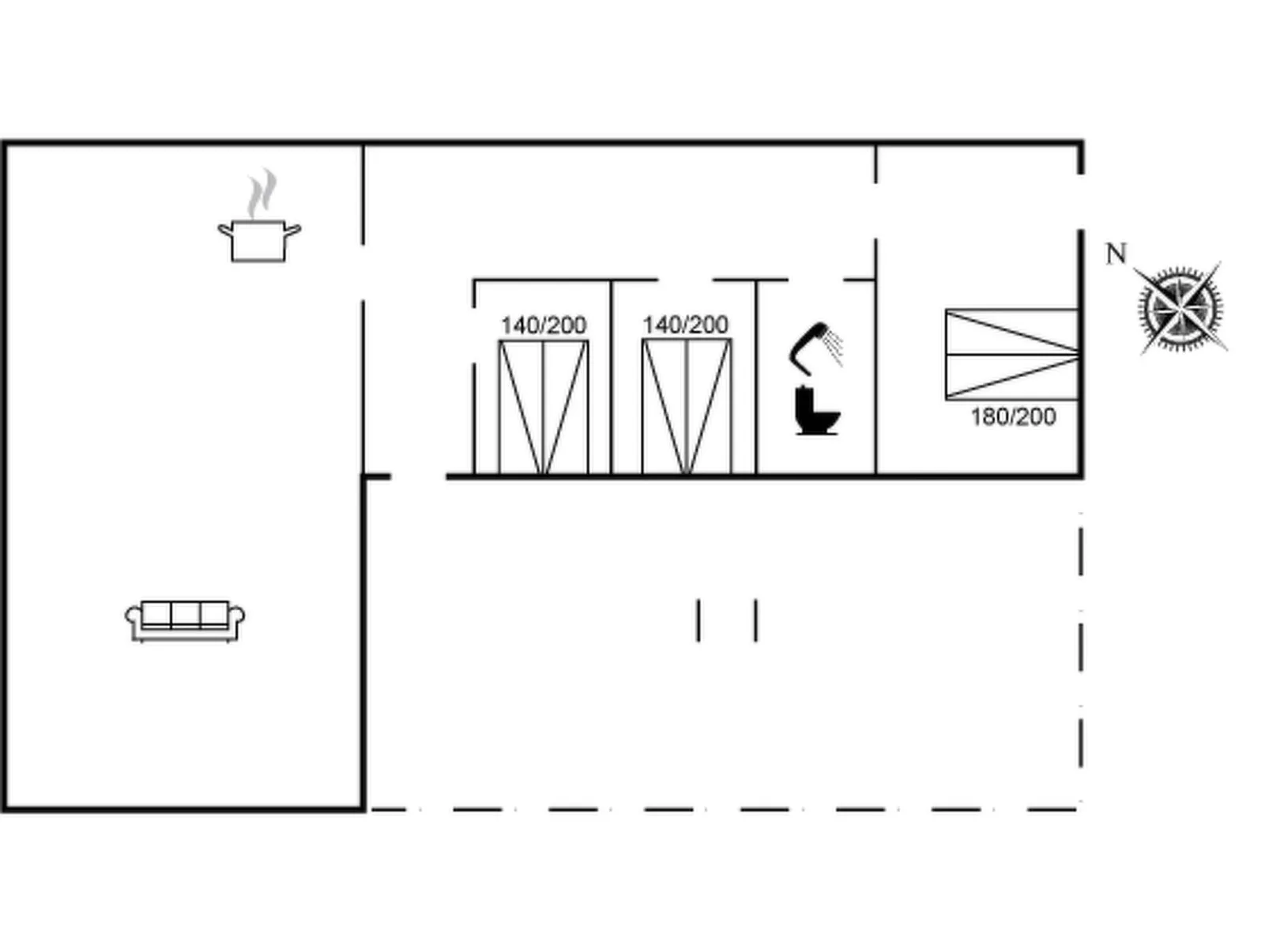 "Nnykka" - 950m from the sea-Inside