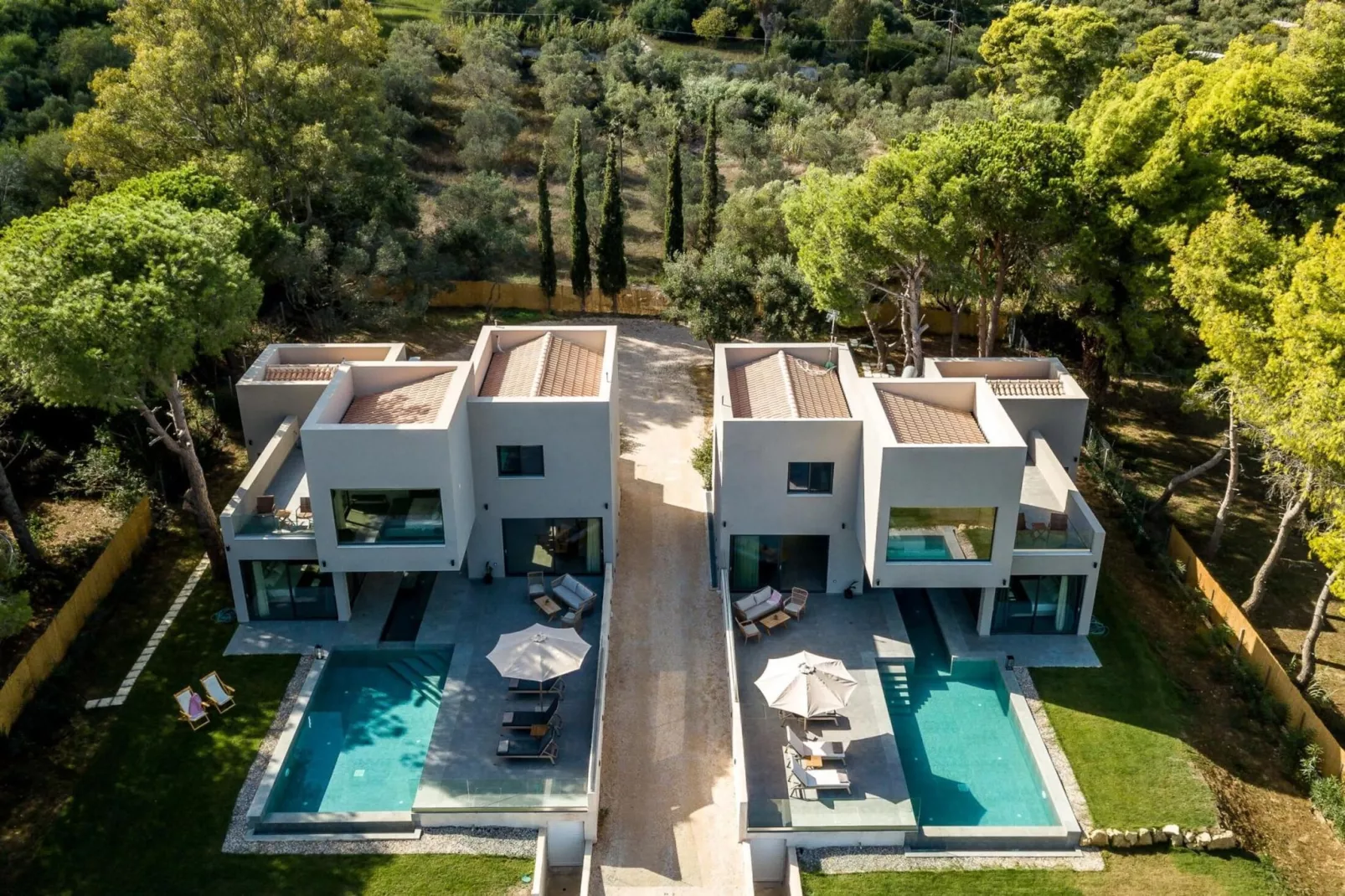 Luxury Villa Mon I Vassilikos-Exterior summer