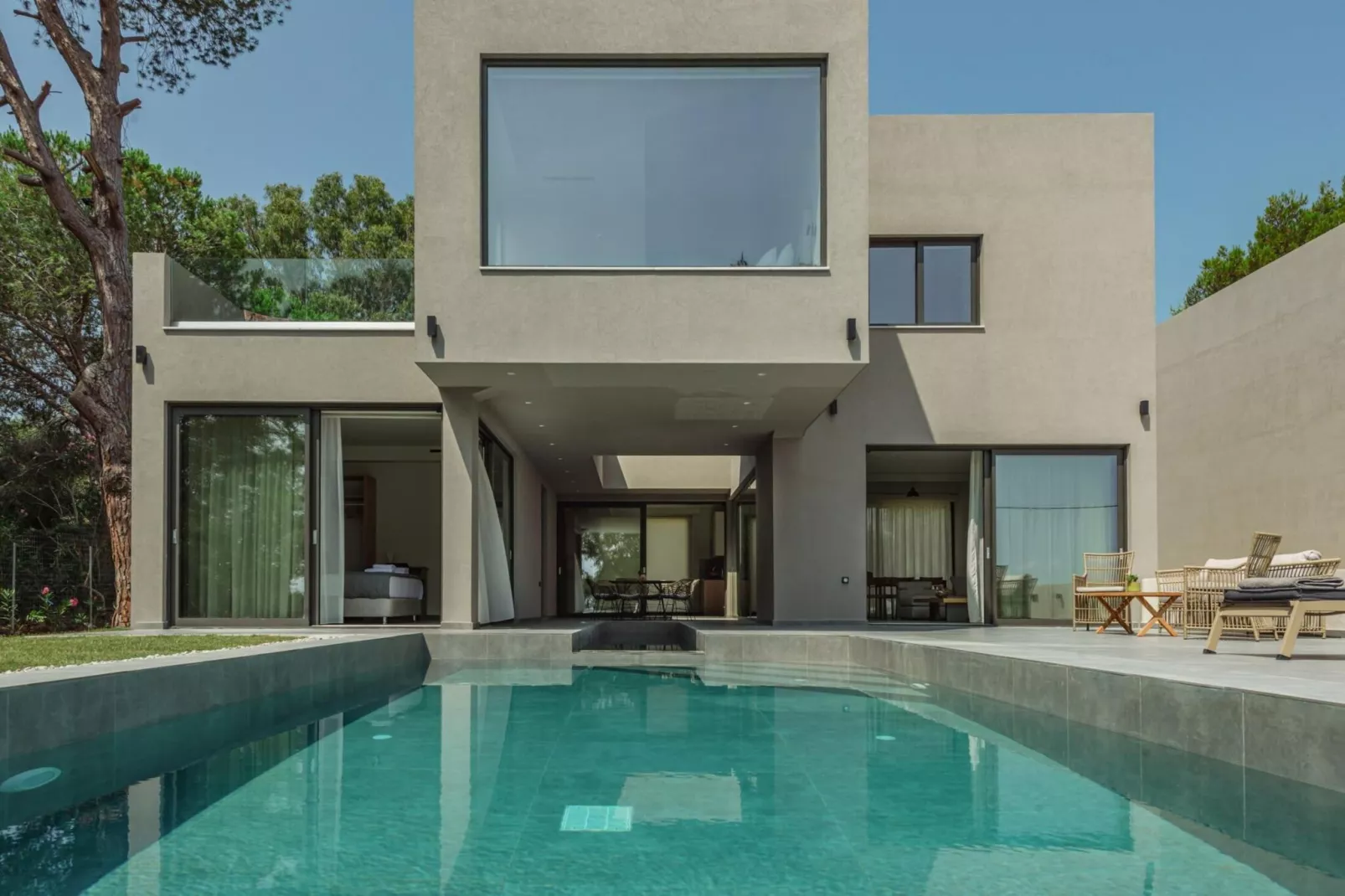 Luxury Villa Mon II Vassilikos-View summer