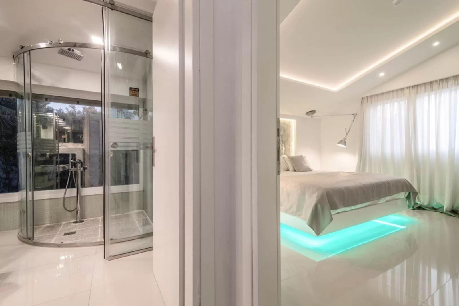 Luxury Villa Cavo Mare Meltemi with pool & jacuzzi-Bedroom