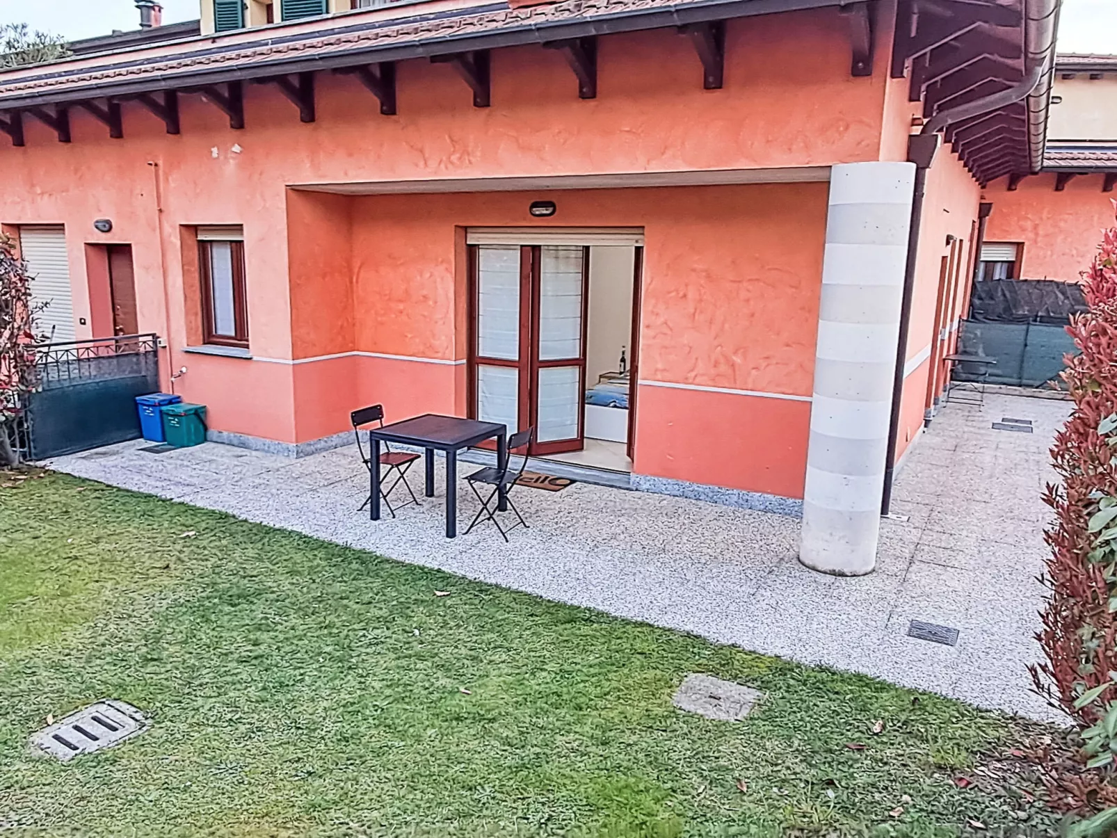 outside