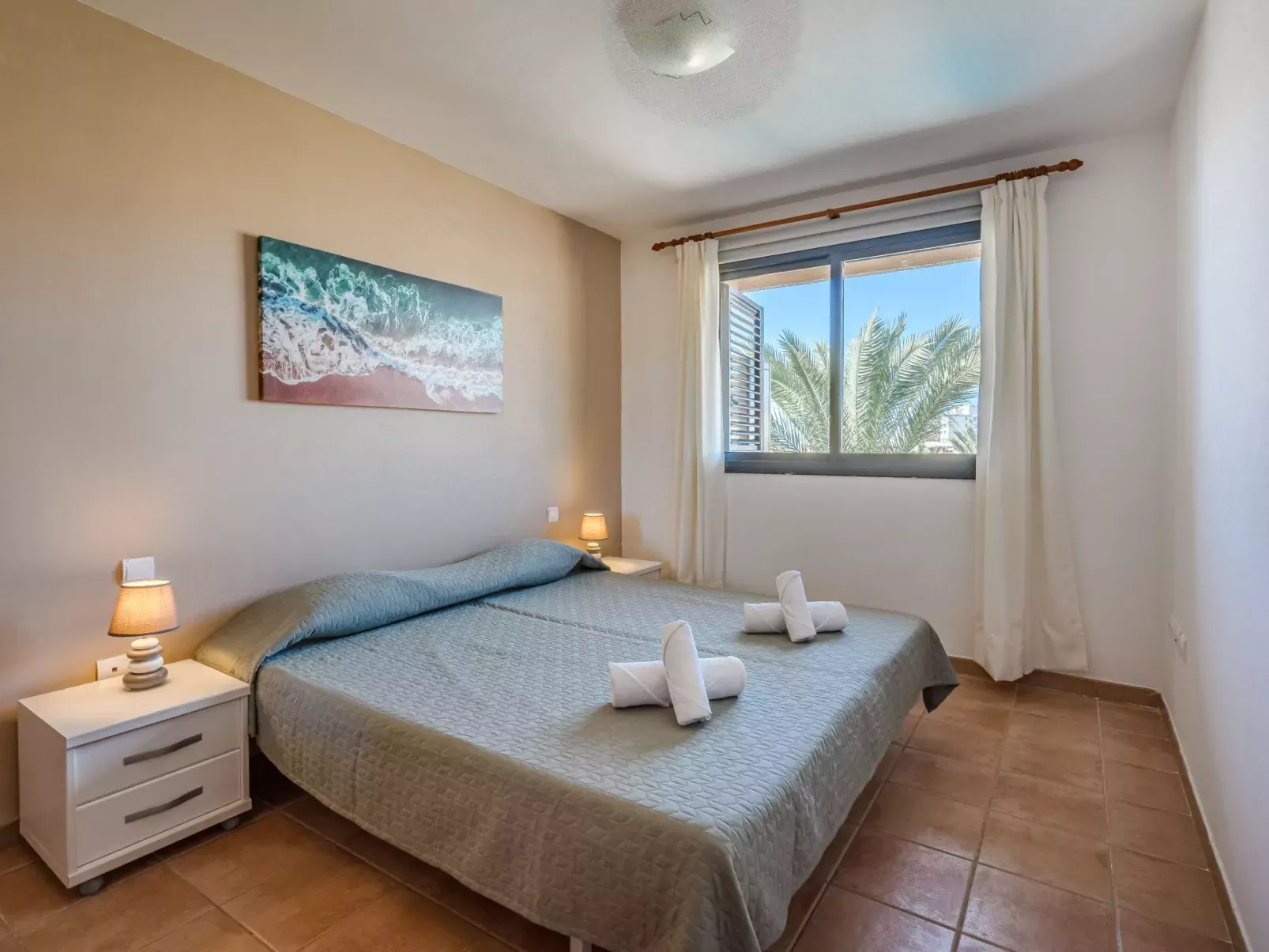 Vista oceano y piscinas Paraiso-Dedans