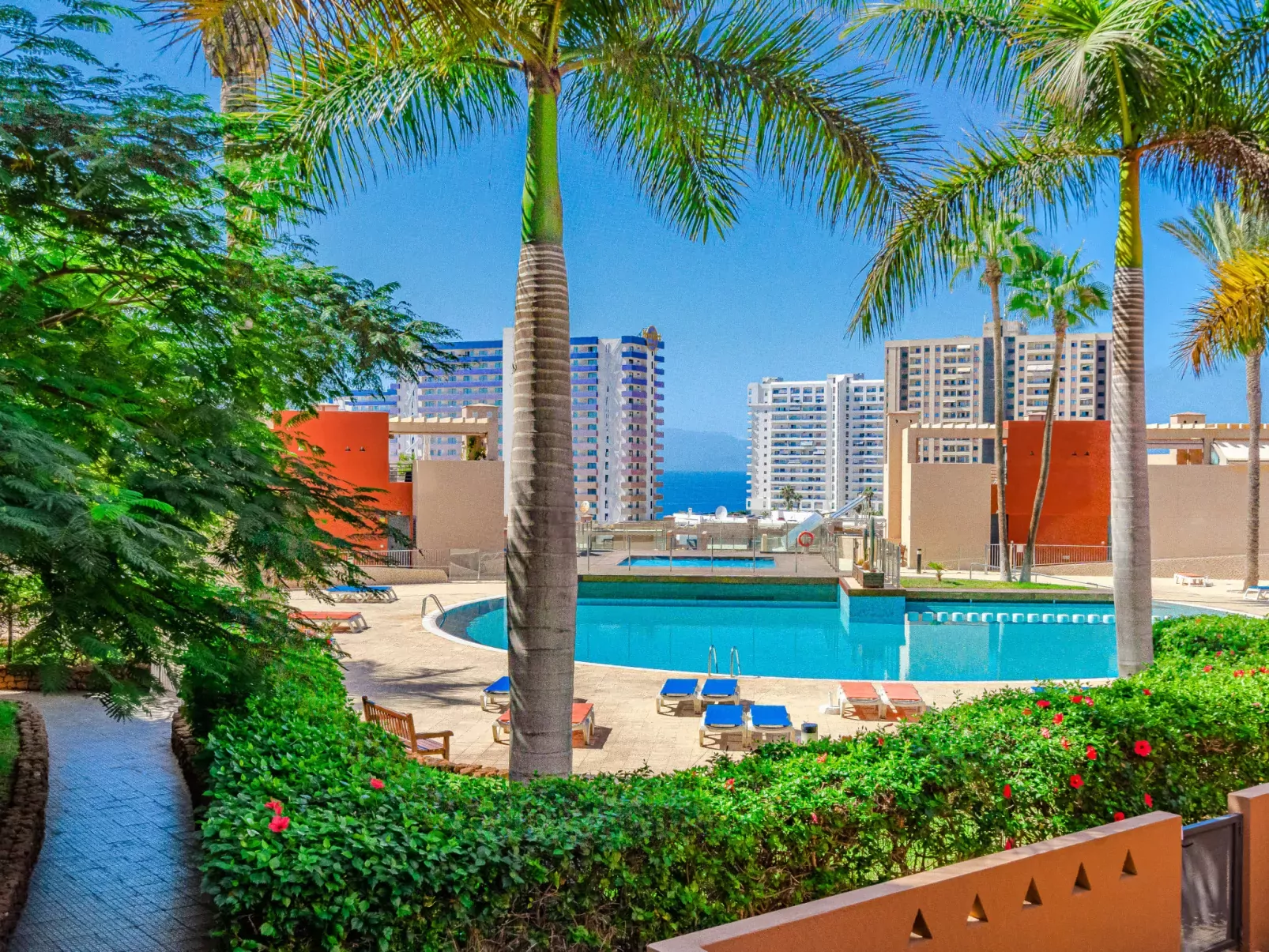 Vista oceano y piscinas Paraiso-Dehors