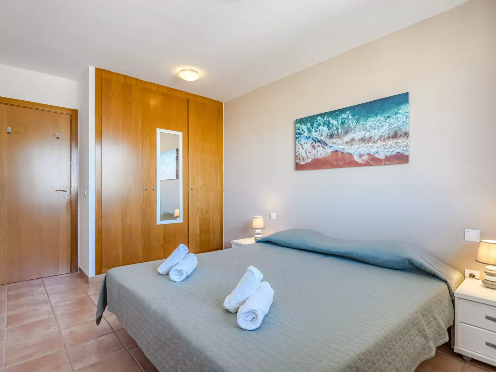 Vista oceano y piscinas Paraiso-Dedans