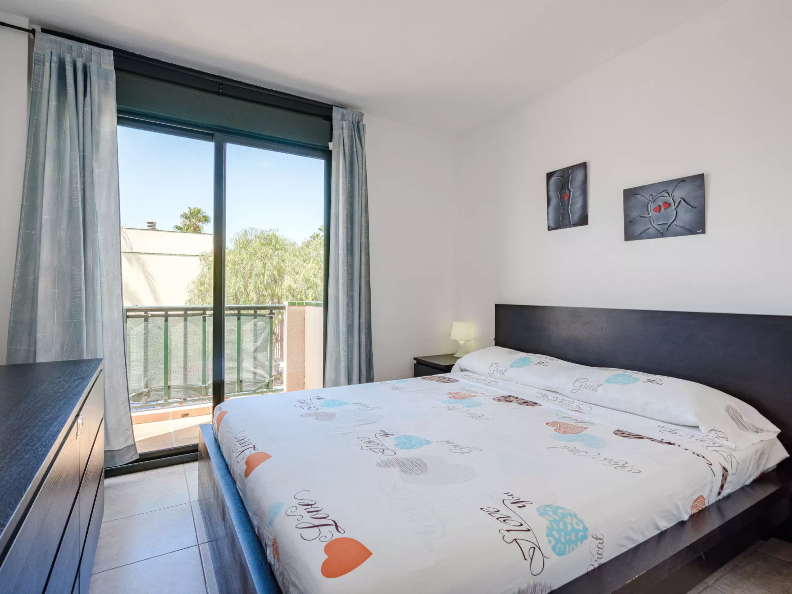 Los Geranios Aqua Duplex-Inside