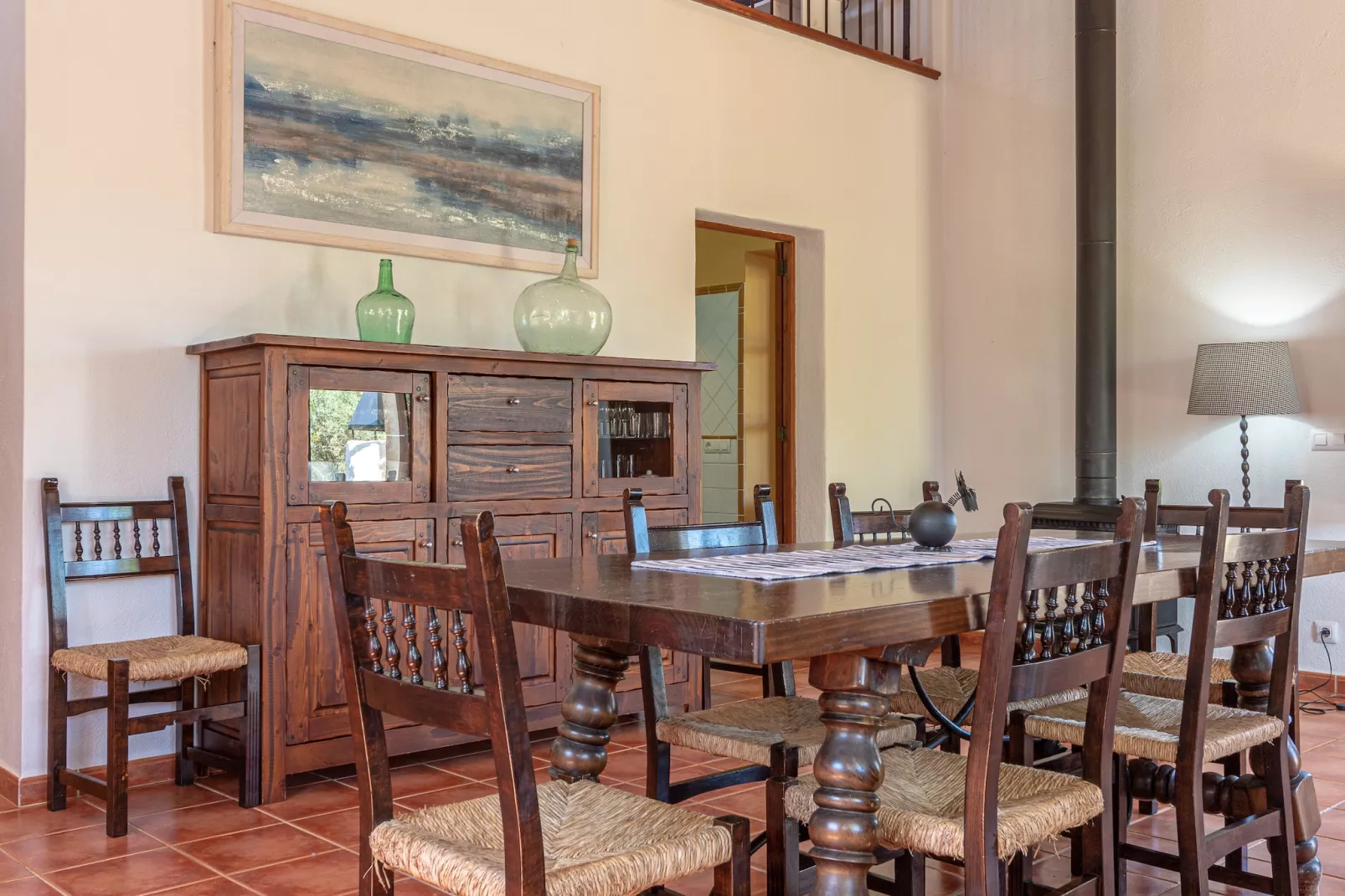 Cal Mercader Gran Villa con Piscina y Jardín-Esszimmer
