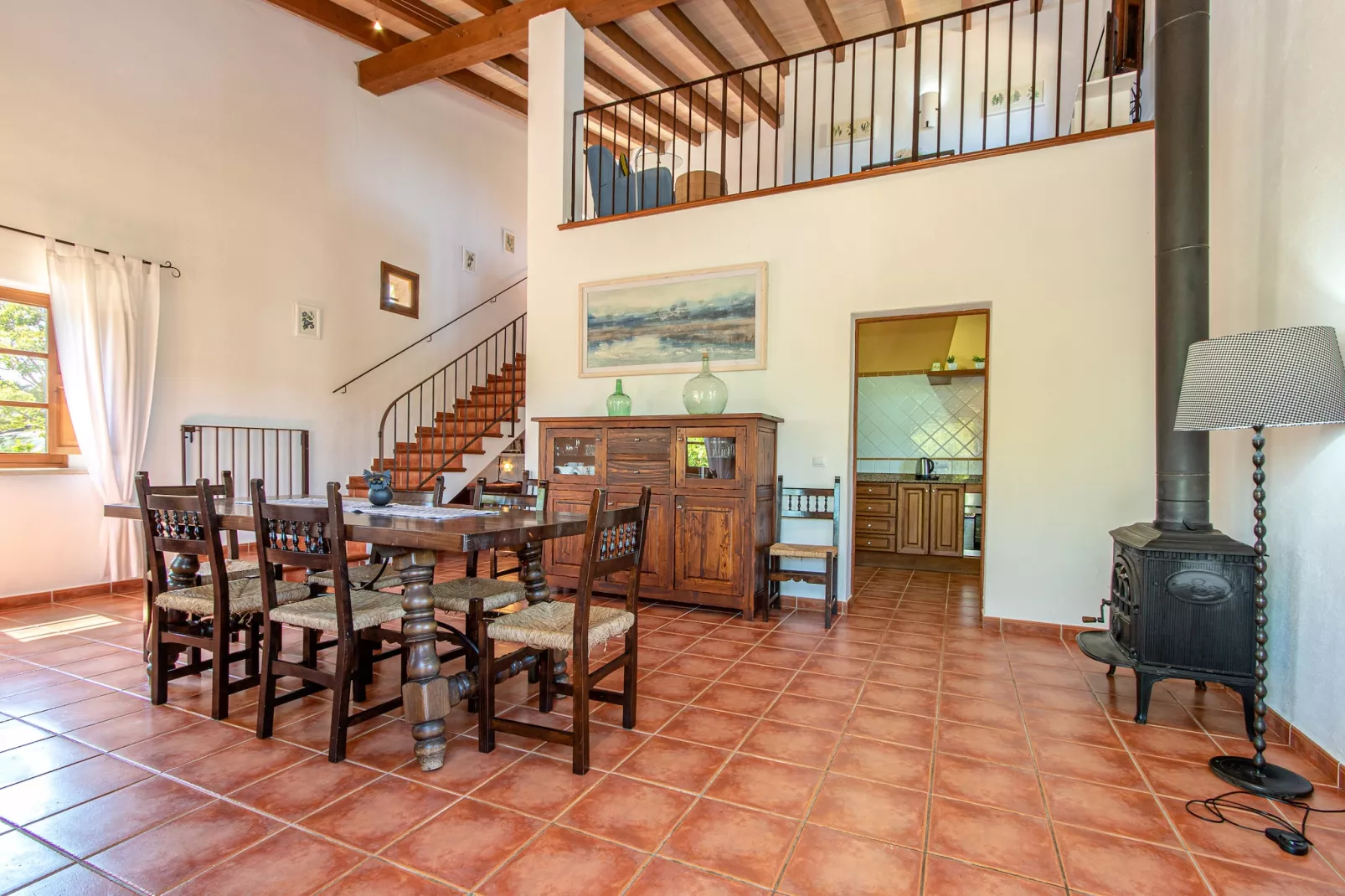 Cal Mercader Gran Villa con Piscina y Jardín-Esszimmer