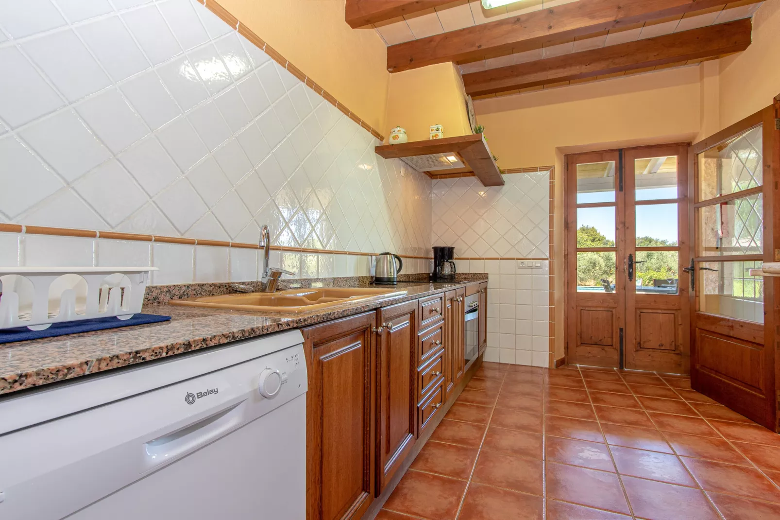 Cal Mercader Gran Villa con Piscina y Jardín-Küche