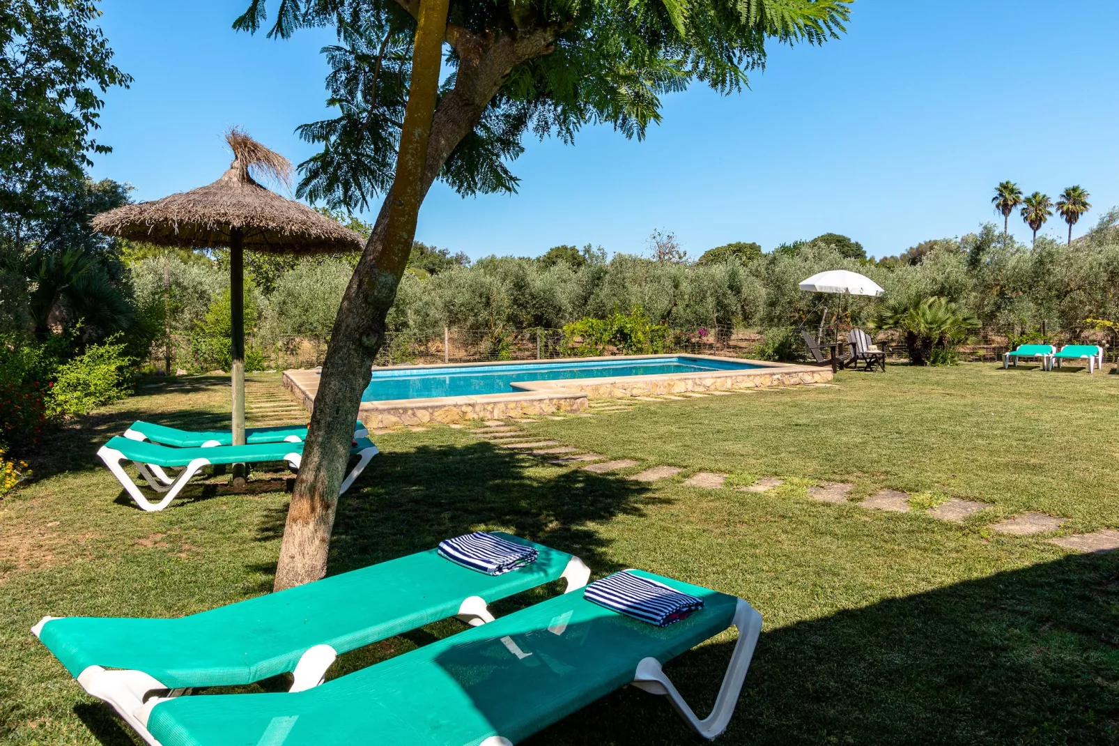 Cal Mercader Gran Villa con Piscina y Jardín-Gärten Sommer