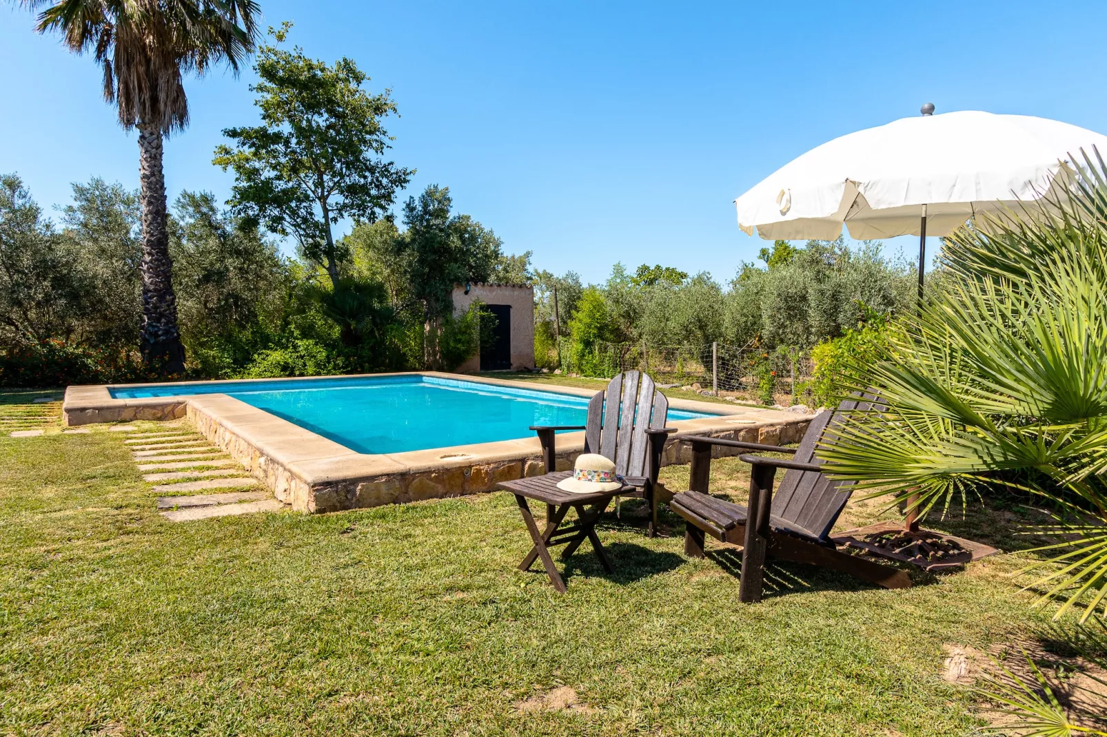Cal Mercader Gran Villa con Piscina y Jardín-Gärten Sommer