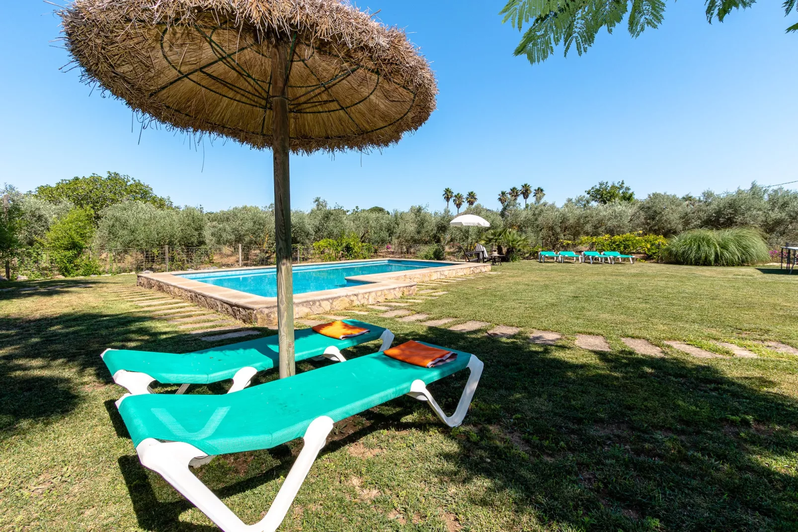 Cal Mercader Gran Villa con Piscina y Jardín-Gärten Sommer