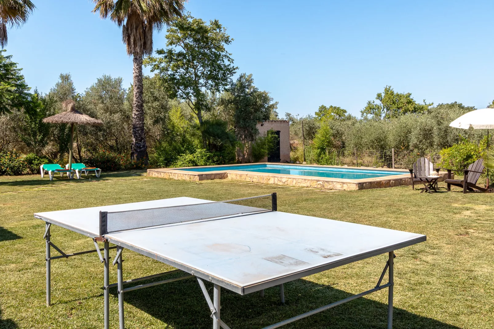 Cal Mercader Gran Villa con Piscina y Jardín-Außenbereich