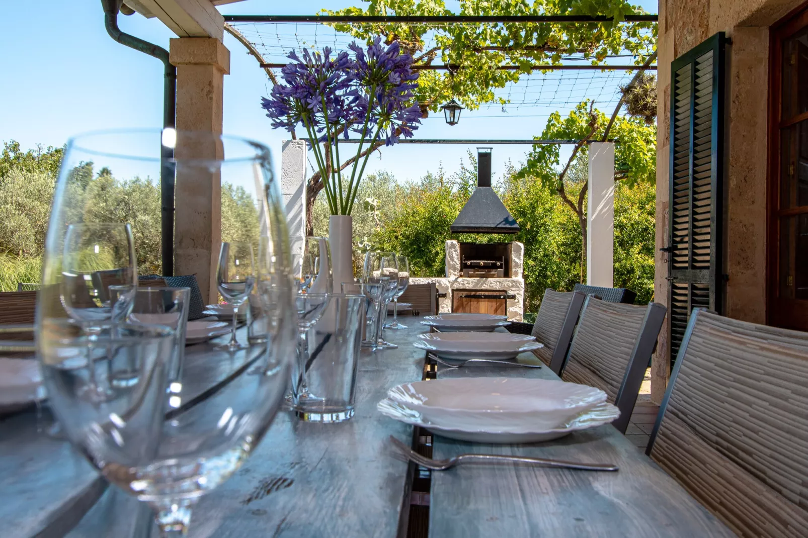Cal Mercader Gran Villa con Piscina y Jardín-Terrasse