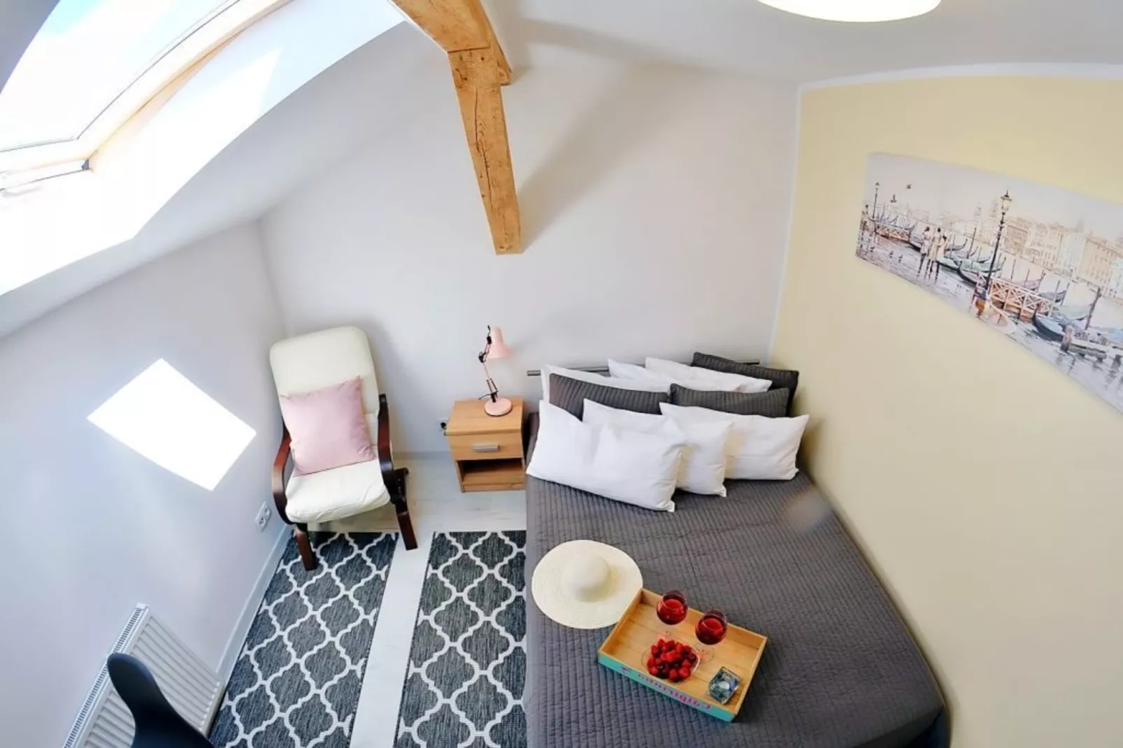 	Studio 2-osobowe nr 2 17 m2 na poddaszu Ustronie Morskie-Bedroom