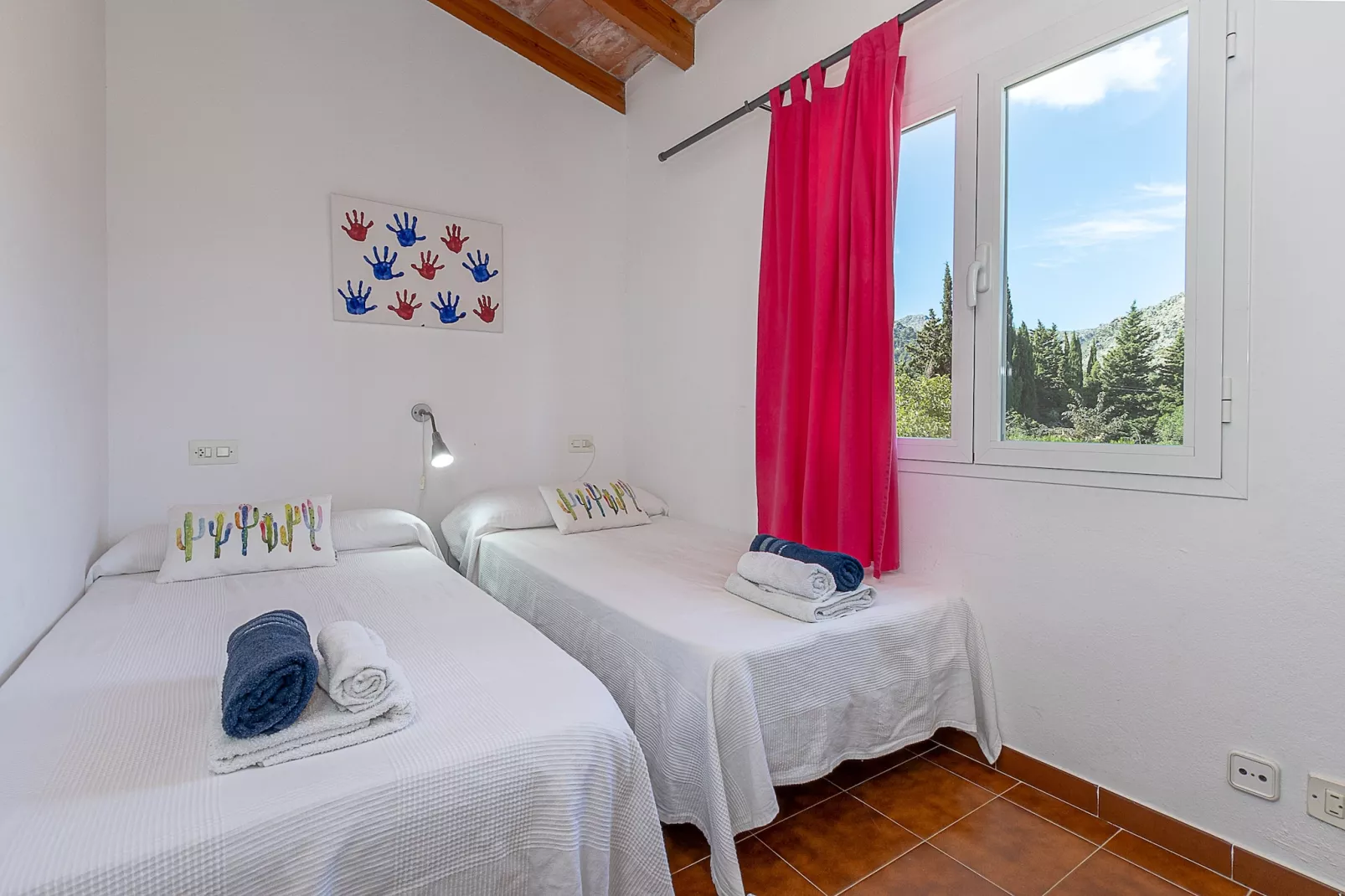 VILLA LAS PALMERAS IDEAL PARA TELETRABAJAR EN POLL-Bedroom