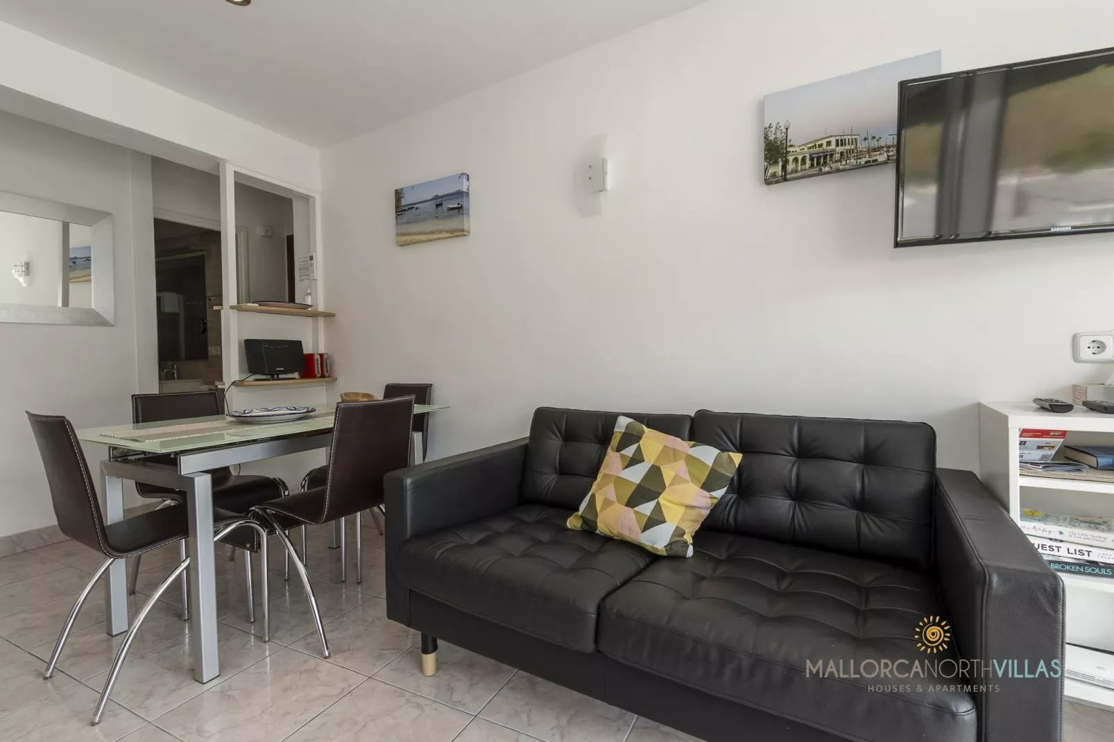 Can Watson Apartamento en Puerto de Pollensa-Living room